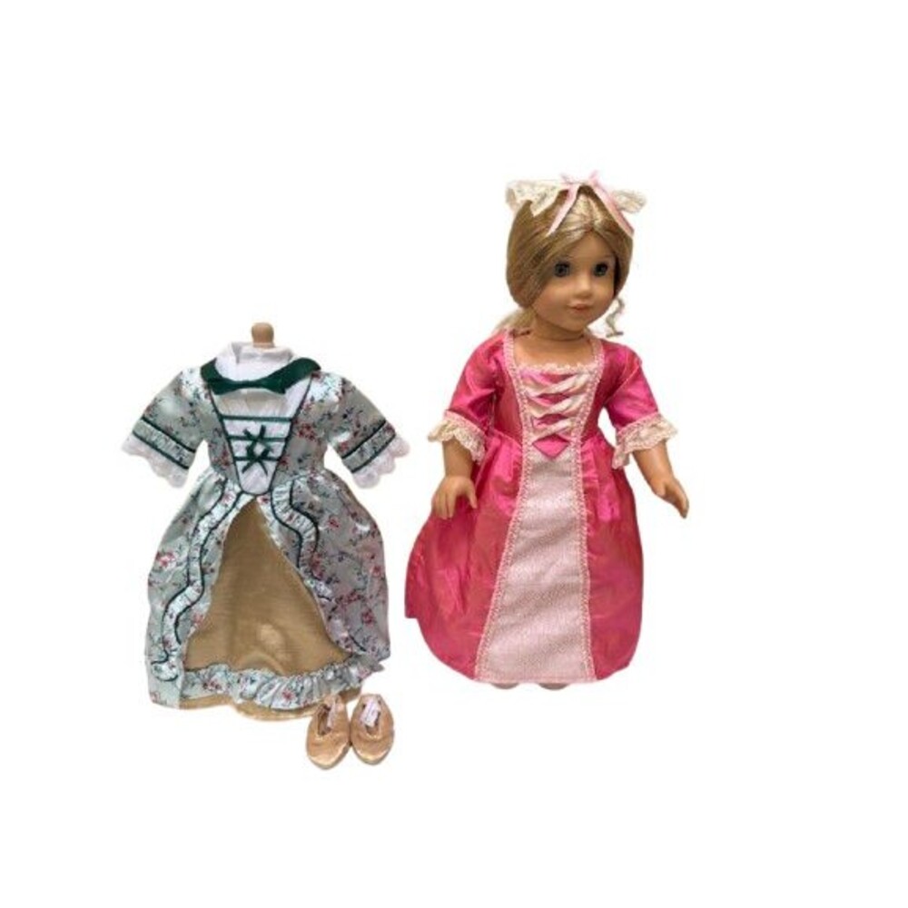 American Girl Elizabeth Cole Doll Retired Meet Dress + Extra Historical Outfit